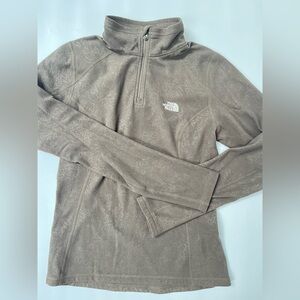 North face extra small tope fleece quarter zip pull over